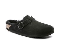 Sabots Birkenstock Boston Suede Leather Large - Noir - Homme 36