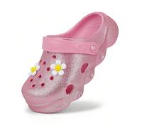 Sabots colorés et décontractés pour enfants, tout-petits, filles, chaussures de jardin pour enfants respirantes et légères pour plage, piscine, sandales antidérapantes, sabots, chaussures d'eau, mules