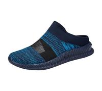 Sabots confortables pour homme et femme - Taille 36 à 46 - Même taille - Maille - Semelle souple - Demi-poche - Chaussures de sport décontractées - Sabots de jardin - Chaussures pieds nus, bleu foncé