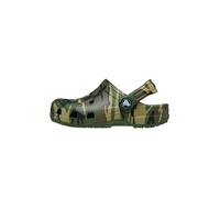 Crocs Mixte Enfant Classic Camouflage Clog T, Army Green Multi, 22/23 EU