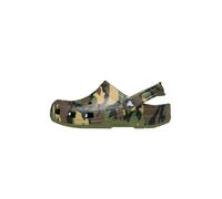 Crocs Sabots Classiques Camouflage Enfants Vert armée/Multicolore 29