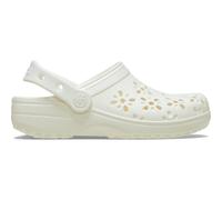Crocs Classic Floral Cut Out Clogs Blanc EU 39-40