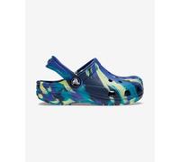 Sabots Crocs Classic Marbled bleu marine vert pour enfant - 34-35