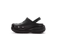 Crocs Sabots Classiques Mega Crush Unisexes | Chaussures à Plateforme, Noir, 41/42 EU