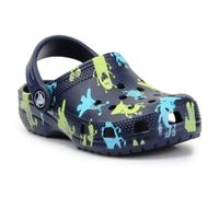 Sabots - CROCS - Classic Monster Print - Vert clair - Imprimé monstre bleu marine - Bébé mixte 23