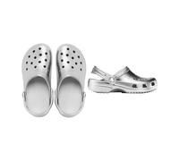 Crocs Sabots Classic Tinted Metallic Clog in Argenté 39 / 40