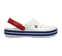 Sabots Crocs Crocband Blanc & Bleu Jean - Homme - Relaxed Fit 37/38