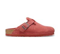 Sabots cuir Birkenstock Boston Suede Rouge 45 Ãtroit