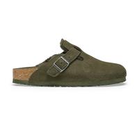 Sabots cuir Birkenstock Boston Suede Vert 39 Étroit
