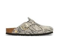 Sabots cuir femme Birkenstock Boston Gris 38 Étroit