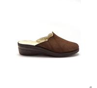 Sabots cuir fourrés laine majoritaire femme Pédiconfort 40