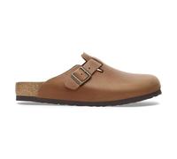 Sabots cuir naturel huilé Birkenstock Boston Marron 39
