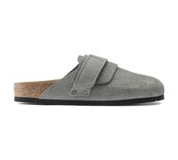Sabots cuir nubuck Birkenstock Nagoya Gris 45