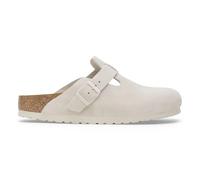 Sabots cuir semelle intérieur souple Birkenstock Boston Blanc 37 Étroit