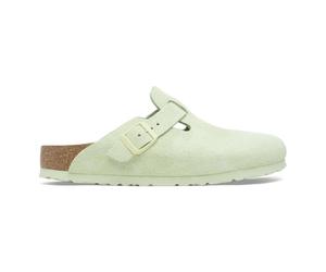 Sabots cuir semelle intérieur souple Birkenstock Boston Vert 44