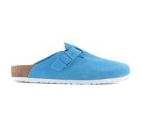 Sabots cuir suÃšde Birkenstock Boston Bleu 42