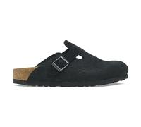 Sabots cuir suédé Birkenstock Boston Noir 38 Étroit