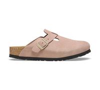Sabots cuir suède Birkenstock Boston Rose 44