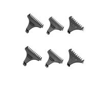 Sabots de coupe universels noirs for tondeuse à cheveux, disponibles en 1, 2, 3, 6, 9 et 12 mm. Compatibles avec les modèles Kemei 5098, 1949, 5027, 5090 et 9163. Pièces de rechange for tondeuse.