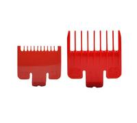 Sabots de guidage 1,5/4,5 mm rouges, guide de coupe professionnel for tondeuse à cheveux, compatible avec Kemei, Wahl et Babyliss, pièces de rechange for tondeuse.