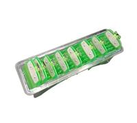 Sabots De Guidage For Tondeuse À Cheveux, Compatibles Avec Les Modèles Wahl Séries 8148/8591. Peignes De Guidage For Tondeuse À Cheveux Professionnelle.(TGreen-Box-8Pcs)