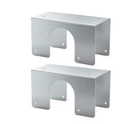 Sabots de montant galvanisés,Protection de Tuyau en 2 Pièces | Protections de Montant en Acier de 1,5 mm - Renfort structurel charpente cuisine projet plomberie