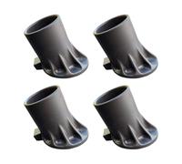 Sabots De Protection D'Escabeau Protection De Sol Résistante Aux | 4 Tapis Antidérapants Échelle Protecteur Stabilisateur Pied, Robuste Pour Toiture, Chantier, Gouttières,