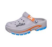 Sabots de sport antidérapants pour homme - Matériau EVA - Chaussures en caoutchouc - Pour l'intérieur et l'extérieur - Absorption des chocs - Respirantes - Chaussures aquatiques - Chaussures de