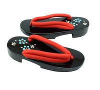 Sabots de Style Japonais pour Cosplay, Pantoufles en Bois, Tongs Ninja, Sandales Geta, pour Kimono féminin, C-17