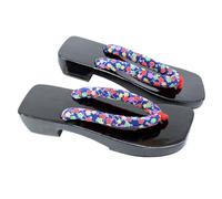 Sabots de Style Japonais pour Cosplay, Pantoufles en Bois, Tongs Ninja, Sandales Geta, pour Kimono féminin, C-14