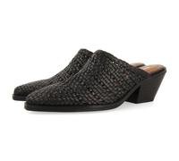 SABOTS DE TYPE MULES TRESSÉS TALON EN CUIR TYRONE