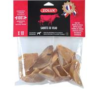 Sabots de veau 10 pièces friandises pour chien - zolux