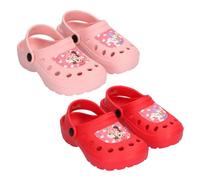 Sabots d'été en EVA Minnie Mouse pour enfant légers et confortables avec sangle arrière et trous respirants Rouge, rouge, 28/29 EU