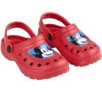 Sabots Disney Mickey Mouse Premium Chaussures de loisirs légères & chaussures de jardinage pour l'extérieur & la maison 26 Rouge