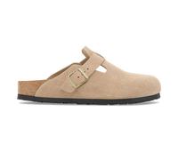 Sabots en cuir suédé Birkenstock Boston BS Beige 41 Étroit