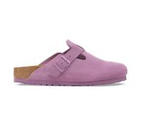 Sabots en cuir suédé Birkenstock Boston Violet 40 Étroit