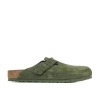 Birkenstock Boston Suede Leather men Sandals & Slides green taille: 43