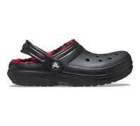 Crocs Classic Lined Buff Check Clog noir rouge enfant - 29-30