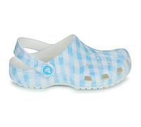 Sabots enfant filles Crocs Classic Gingham Clog K Blanc 33 / 34