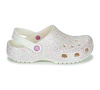 Sabots enfant filles Crocs CLASSIC GLITTER CLOG K Blanc 32 / 33