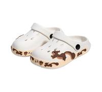 Sabots Enfant Garçon Fille Ete Confort Mignon Chaussures Jardin Enfant Ado Souple Antidérapant Confortable Legere Animal a la Mode Piscine Plage Casual Pantoufle (Blanc, 26)