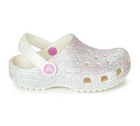 Sabots enfant garcons Crocs CLASSIC GLITTER CLOG K Blanc 28 / 29