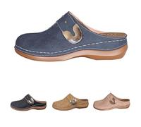 Sabots et mules pour femme avec talon, chaussures fermées à l'avant et à l'arrière, ouvertes pour femme, sandales d'été avec talon bloc, bottines respirantes, confortables, style bohème, mode, Z