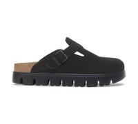 Sabots Femme Birkenstock Boston Chunky Suede Leather Noir