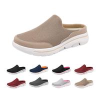 Sabots Femme Homme Chaussons Sneakers Marche Doux Confortable Pantoufles En Maille Maison Chaussures Femme Orthopédique Été Antidérapant Respirant à Bout Fermé Chaussures de Marche Lire Maison Casual