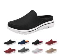 Sabots Femme Homme Chaussons Sneakers Marche Doux Confortable Pantoufles En Maille Maison Chaussures Femme Orthopédique Été Antidérapant Respirant à Bout Fermé Chaussures de Marche Lire Maison Casual