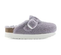 Sabots femme Birkenstock Boston Big Buckle Platform Fur Violet 42 Ãtroit
