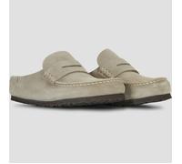 Sabots cuir Birkenstock Naples Wrapped Suede Beige 44 Ãtroit
