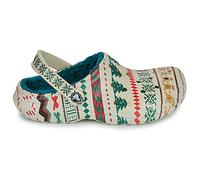 Sabots femmes Crocs Classic Lined Fair Isle Clog Beige 42 / 43