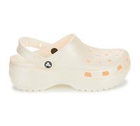 Crocs Sabots Classic Platform Glitter - Femmes - Blanc - Taille 37/38